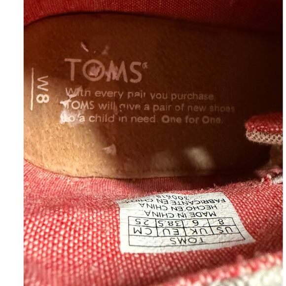 Toms Toms Kala Lace Up Wedge Booties Aztec Print Gray White Espadrille sz 8 - Picture 4 of 4